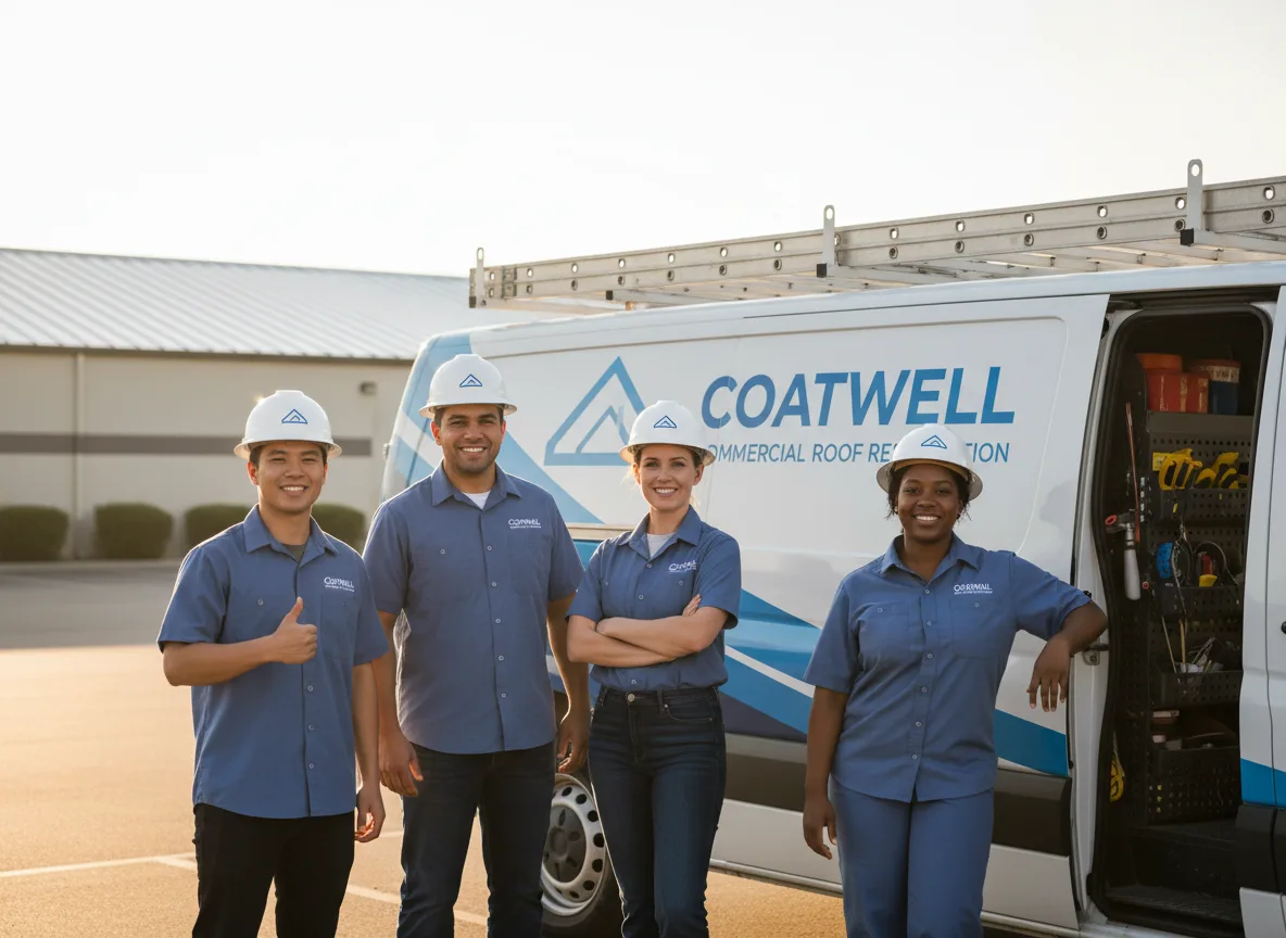 Commercial roof coating company in Chamois, MO